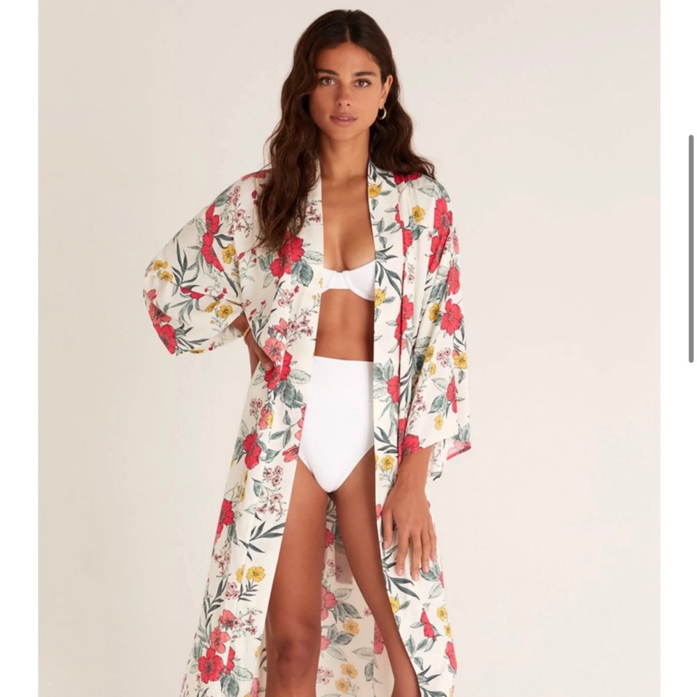 NWT Z Supply Bed to Beach Floral Kimono